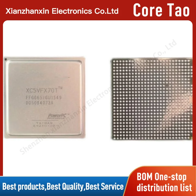 1PCS/LOT XC5VFX70T-FFG665 XC5VFX70T-FF665 XC5VFX70T BGA665 Programmable logic IC chip in stock