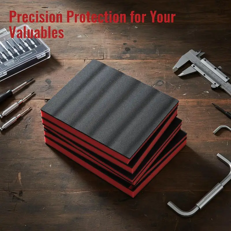 Cuttable Tool Box Foam Inserts Tear Resistant Polyethylene Sheets Custom Toolbox Organizer for Camera Equipment Cases view 2