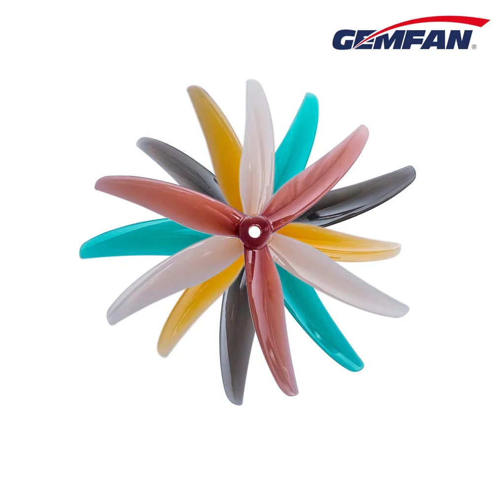 24pcs/12pairs Gemfan 3 Blade Propellers F3 F4 F3S F4S Freestyle 5.1x3x3 5.1x3.6x3 PC Props DIY Racing FPV Drone