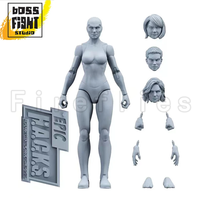 ฟิกเกอร์แอคชั่น 1/12 ขนาด 6 นิ้ว บอสไฟท์ สตูดิโอ ตัวละครแฟนตาซี แบบเปล่า ชาย/หญิง ของสะสมอนิเมะ โมเดลของเล่น