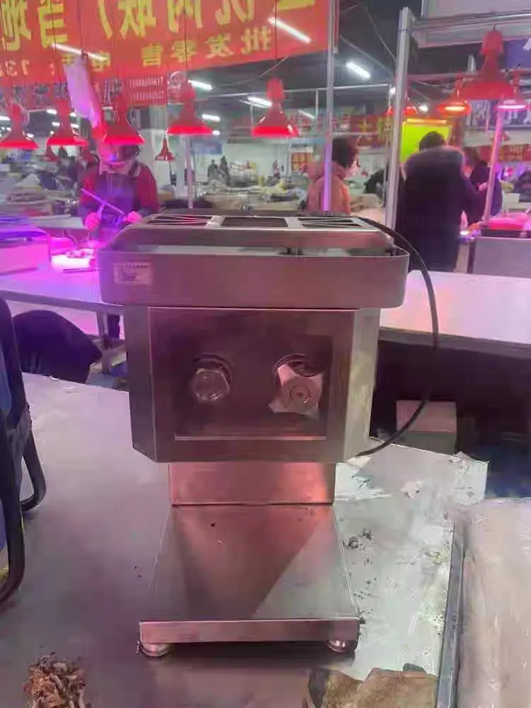 

Automatic Electric Meat Cutting Machine Fresh Meat Slicer Shredded Chopper Vegetable cutting machine