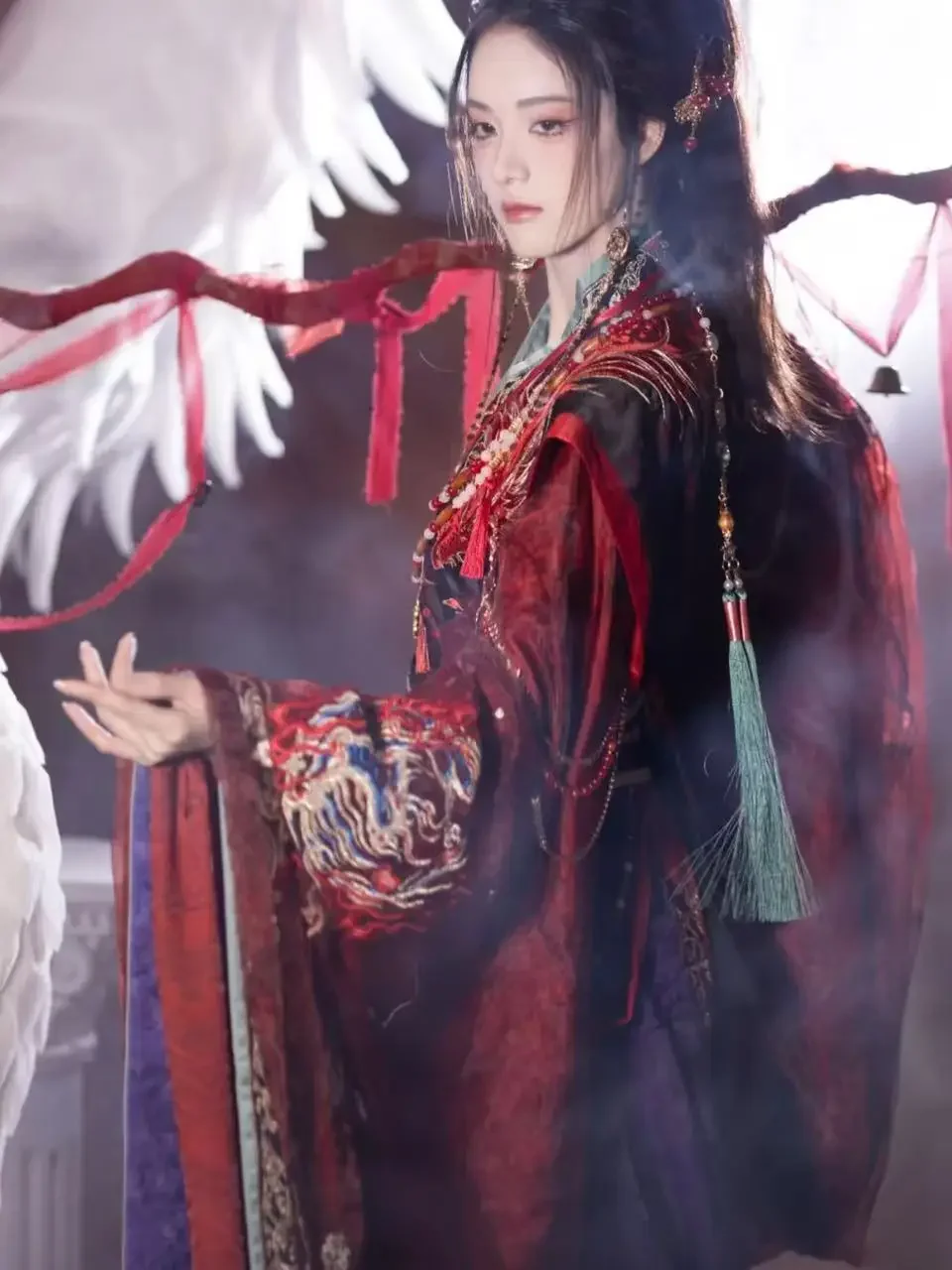 

Весенне-летний осенний женский комплект костюмов императрицы Hanfu-Yunjian Shanze Han Element Immortal Style Hanfu Одежда для женщин