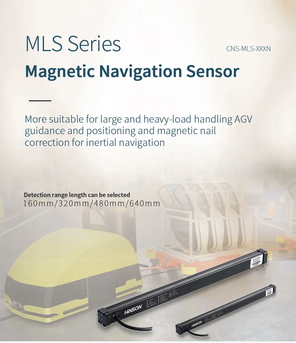 OEM AGV 16-32-48-64 puntos de conmutación Sensor magnético para seguimiento magnético