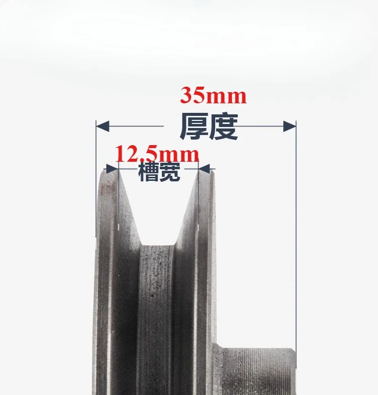 Thickened V-Belt Pulley solid Dia 110-150mm Single-Slot A Type Pulley Cast Iron Wheel Power Tool Accessories