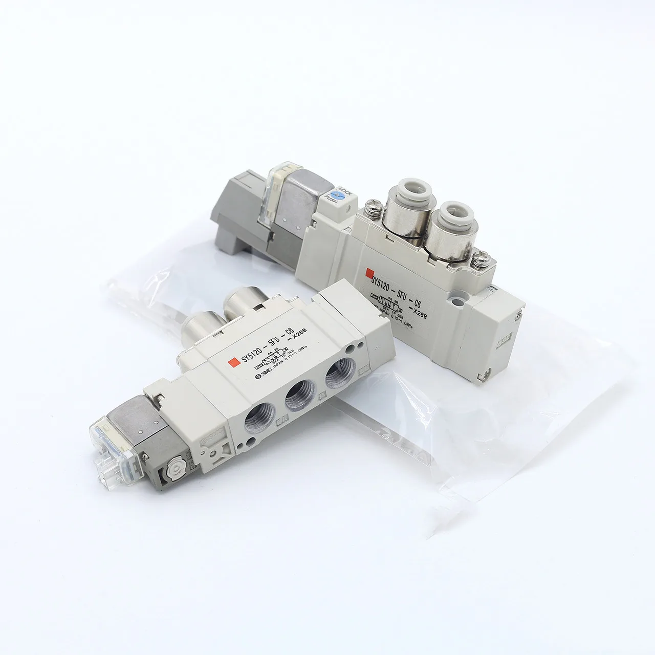 Imagem -02 - Válvula Smc Sy51205l 01-dnw9936 Sy5220t-5moz-c6-f2-x490-q Sy5225-5fu-c6-x268 Sy5225-5fu-01-x268 Sy5120-5lzd-01-dnw9936