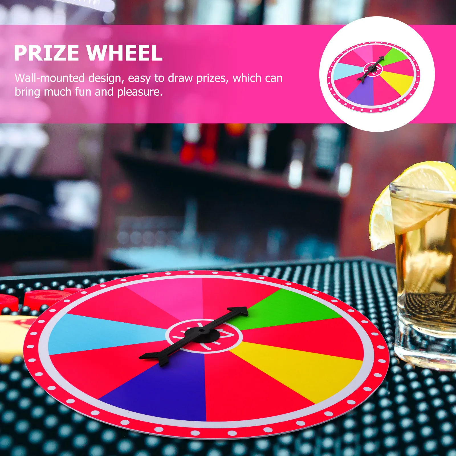 Wall Hanging Prize Lottery Spi - Party Games Spin The Wheel review and price