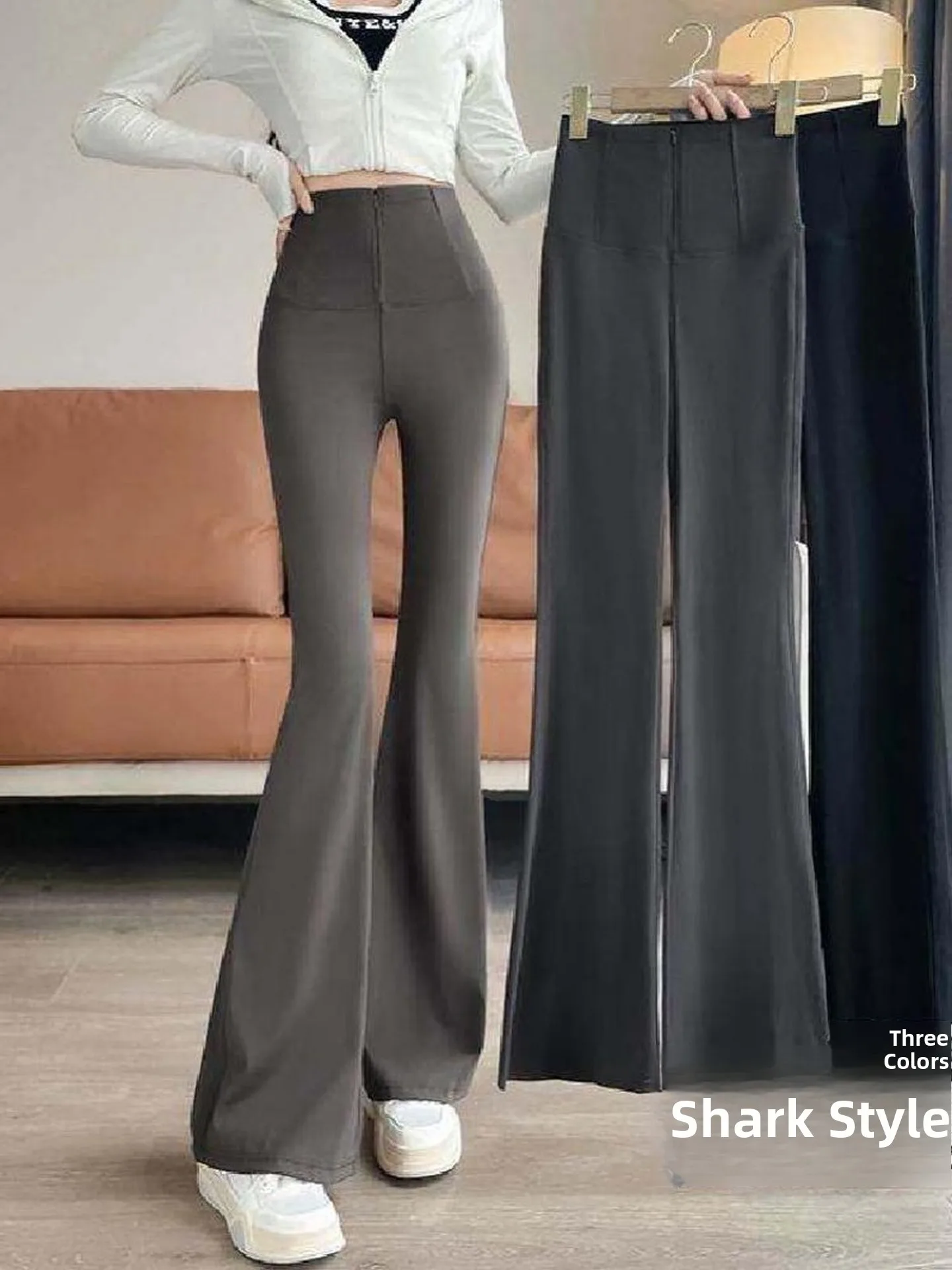 

Женские расклешенные брюки для йоги с высокой талией на флисовой подкладке, утягивающие живот, с эффектом подтяжки ягодиц, повседневные, для активного отдыха