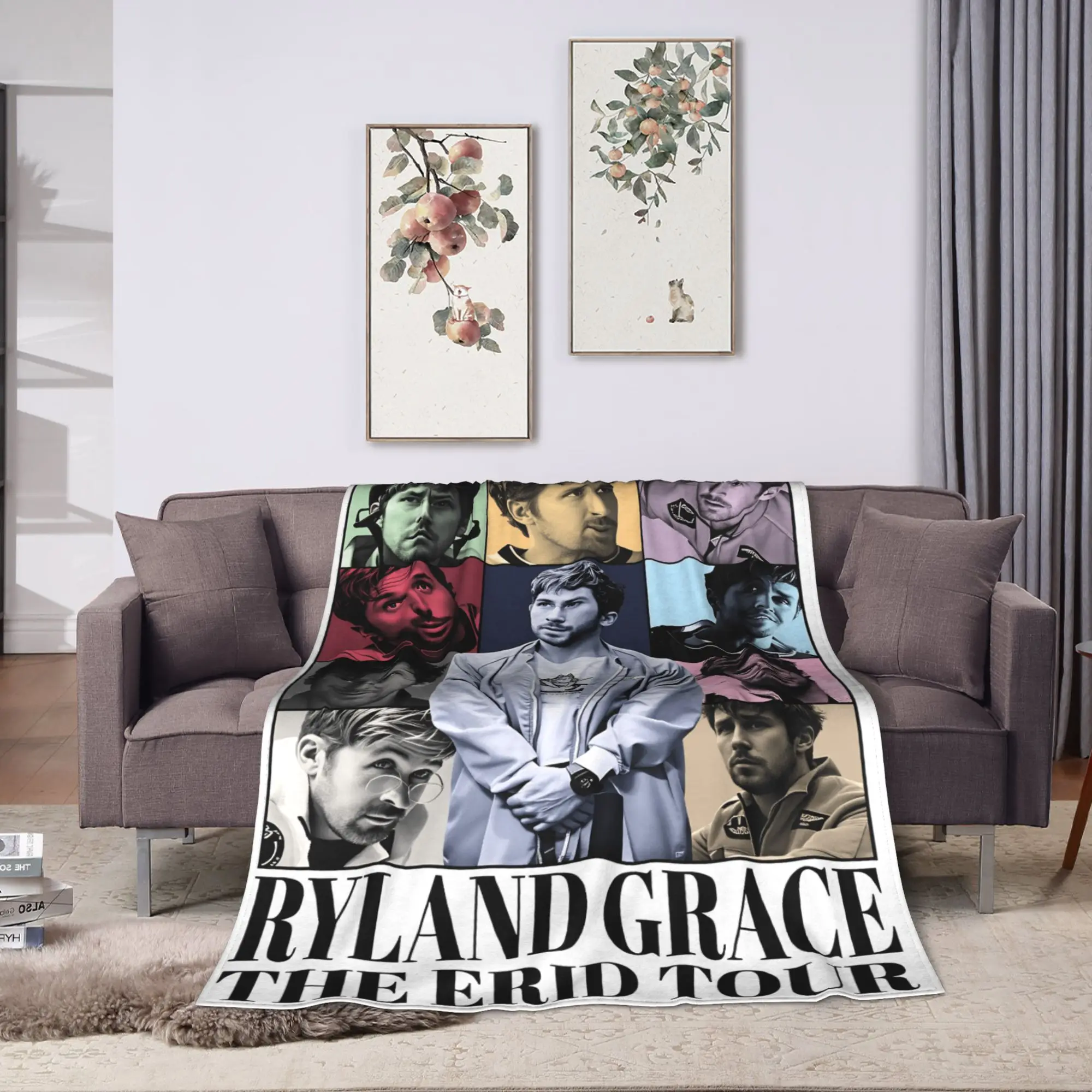The Ryland Grace Erid Tour Project Hail Mary Blanket Cozy  Throw Blanket Winter Adults Girls Living Room Travel Office Bedspread