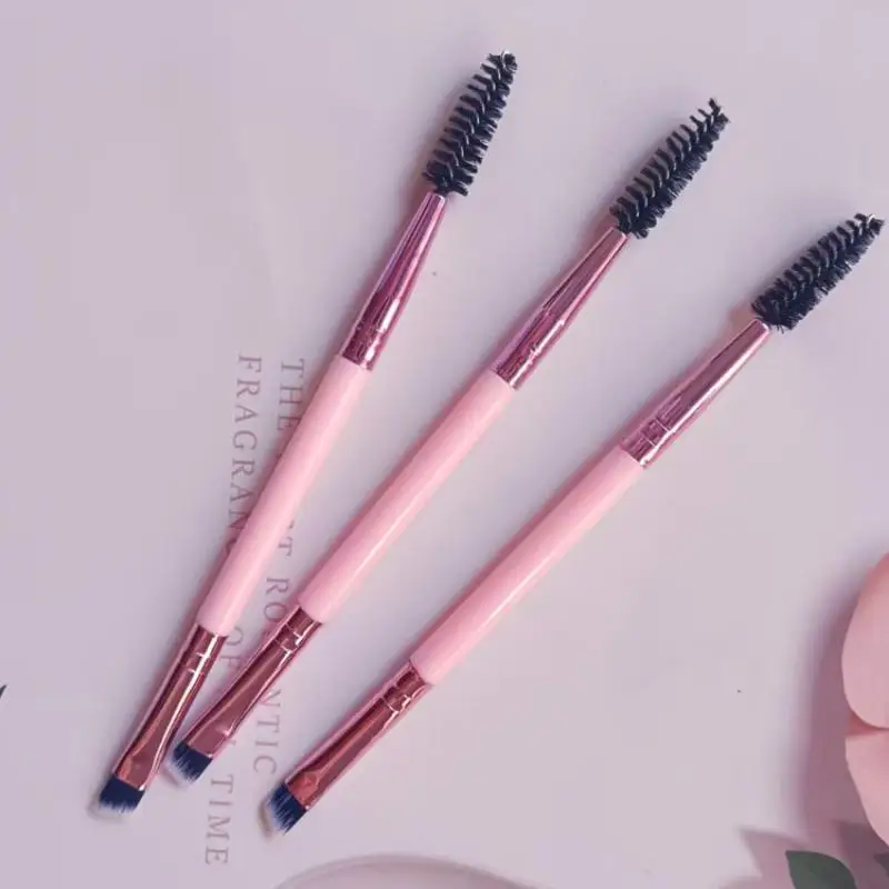 New 2 Makeup Brush Eyelash Brush And Blade Eyeliner Brush Fine Oblique Head Eyebrow Brush Outline Eyeliner Shadow Brush