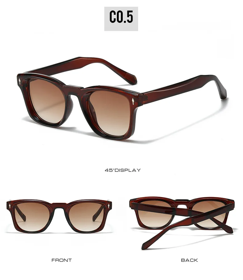 2025 Neue Quadratische Sonnenbrille für Herren, Modisches Schlichtes Design, UV400-Schutz, Geeignet für Verschiedene Szenarien – Detail 11