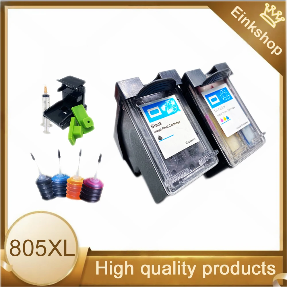 

einkshop 805XL For HP DeskJet1210/1212/2330/2332/2335/2720/2721/2722 printer 805XL For HP 805 805XL ink cartridge Replacement