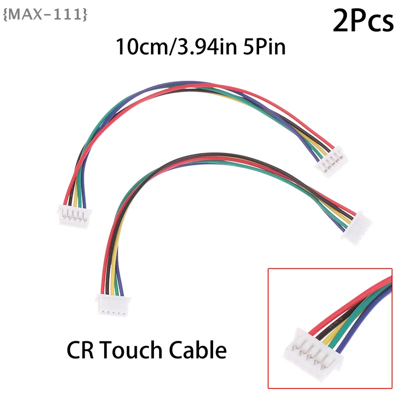 

【F2-MAX111】2Pcs 3D Printer CR Touch Clone Cable 5Pin 10cm - Short Sprite Wire for Creality Ender 3 Pro Auto Leveling Sensor