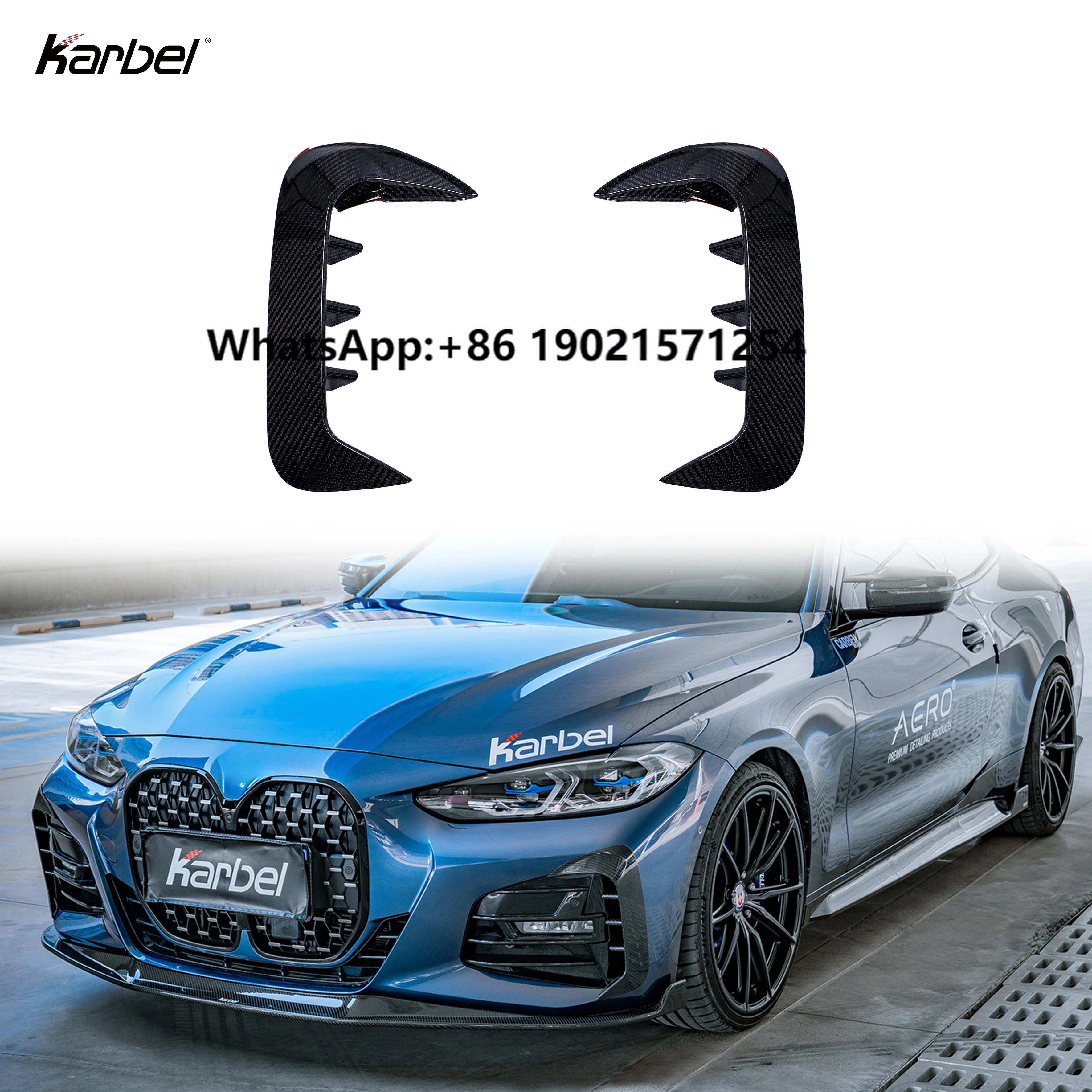 

Be Suitable for Carbon Dry Carbon Fiber Fog Light Overlays for 4 Series G22 G23 430i M440i