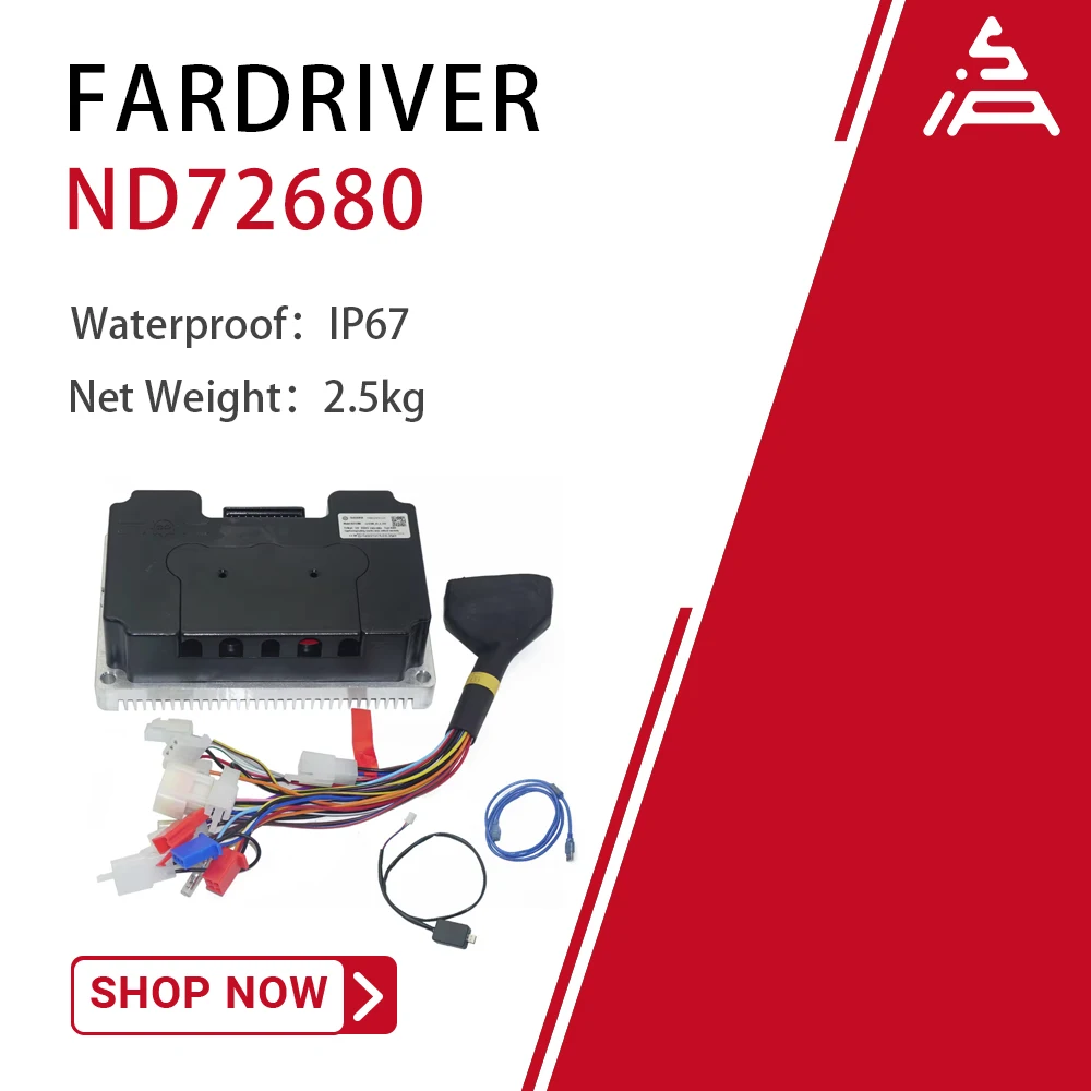 Fardriver ND72680 Programmable Controller 680A Peak Current for High Power Electric Motorcycle with Bluetooth