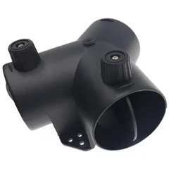 60/75mm Y Branch Car Heater Adjustable Air Vent Ducting Heater Exhaust Connector w/Regulating Valve Flap For Webasto Diesel