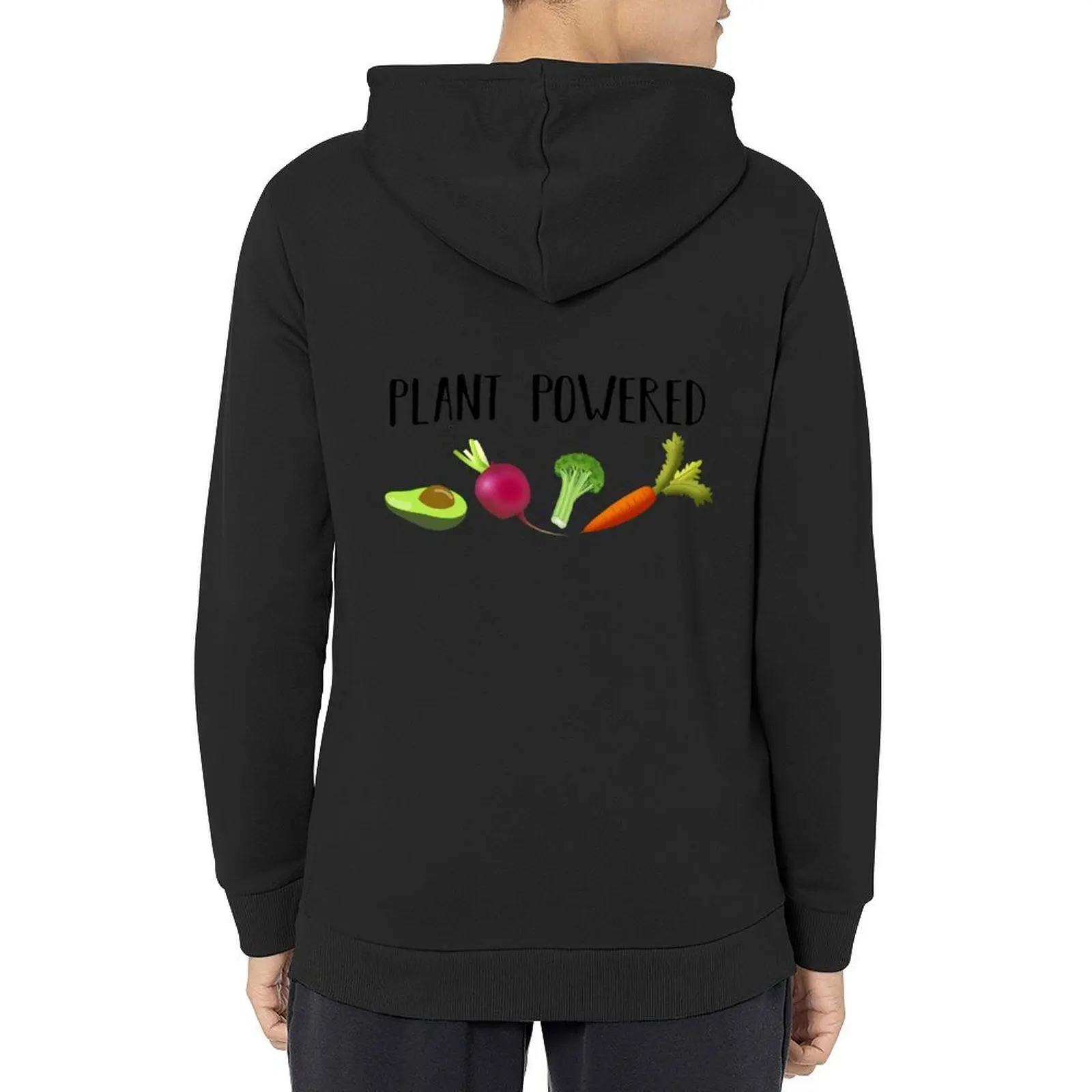 Plant Powered Hoodie anime clothing men's autumn clothes korean clothes aesthetic clothing men's hoodie sweatshirt