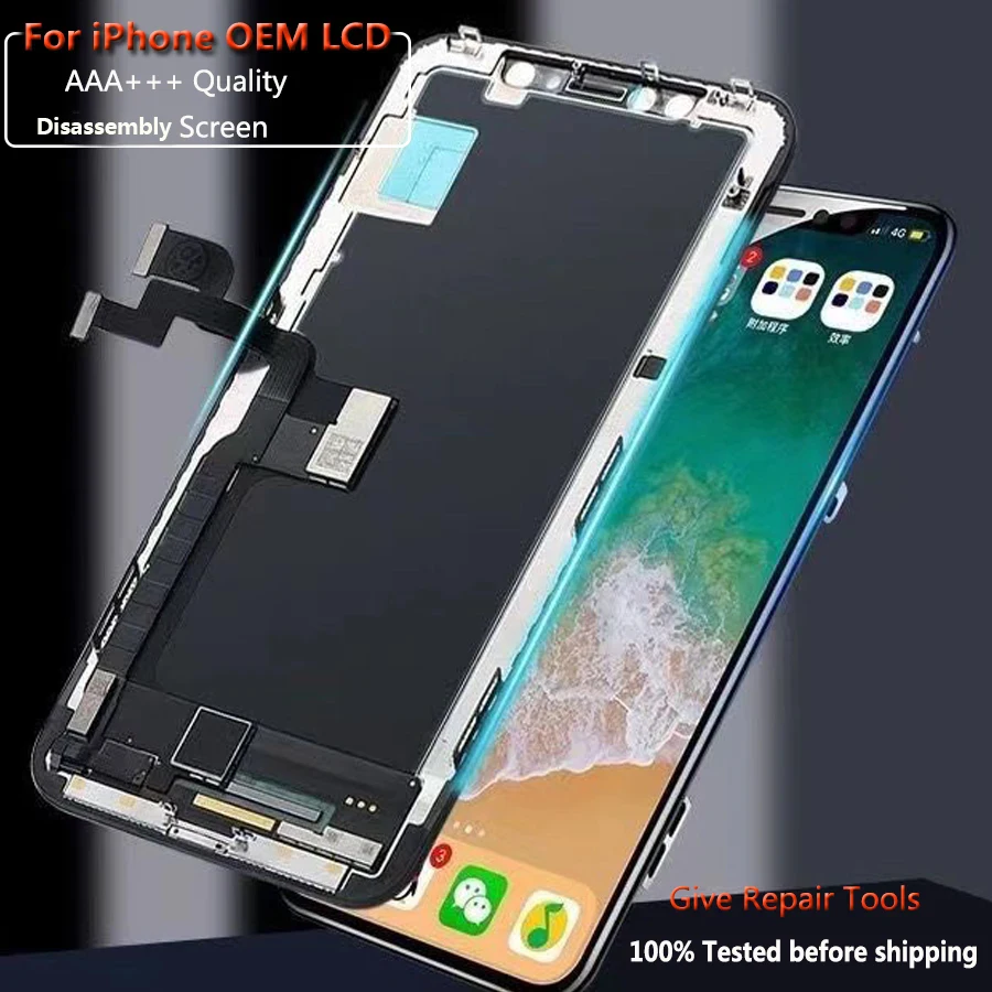 High Quality OEM LCD For iPhone 6 6s 7 8 Plus X XS XR 11 12 13 Mini 14 Pro Max In Stock Screen Display Assembly No Dead Pixel