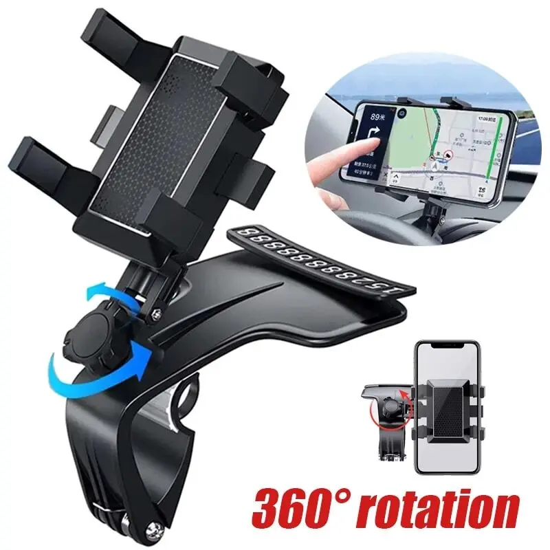 Universal 360° Car Phone Mount Holder For Cell Phone Samsung Galaxy iPhone