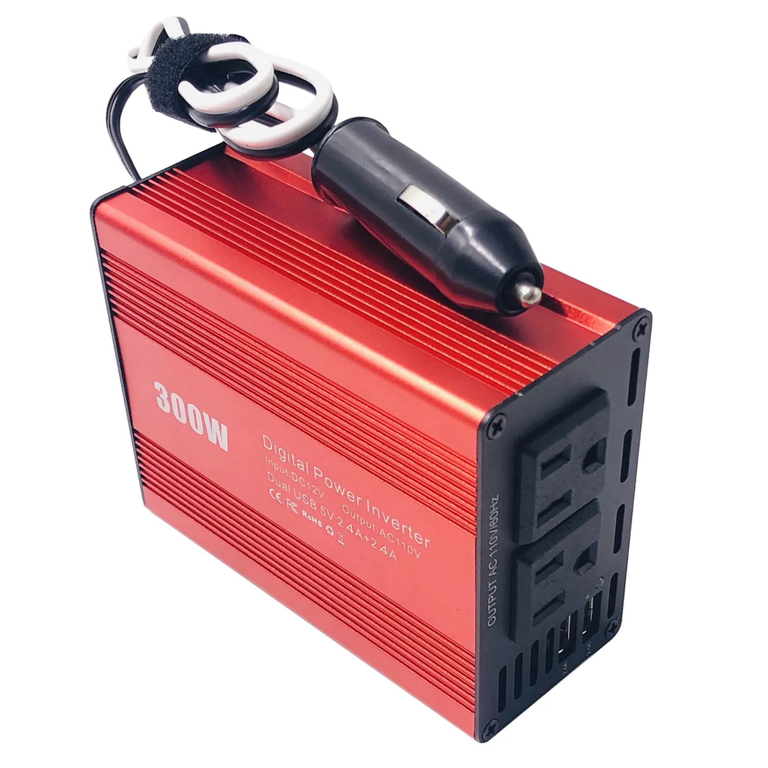 

New 300W Car Power Inverter Car Styling Pure Sine Wave Power Inverter Ac Dc Converter Adapter Dual Usb Charger Us