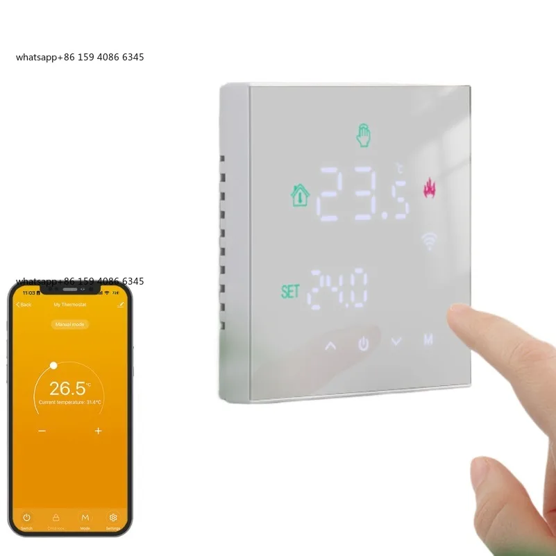 

Gas Boiler Warm Floor Heating Temperature Controller Smart Thermoregulator Work With Alice Alexa GoogleHome