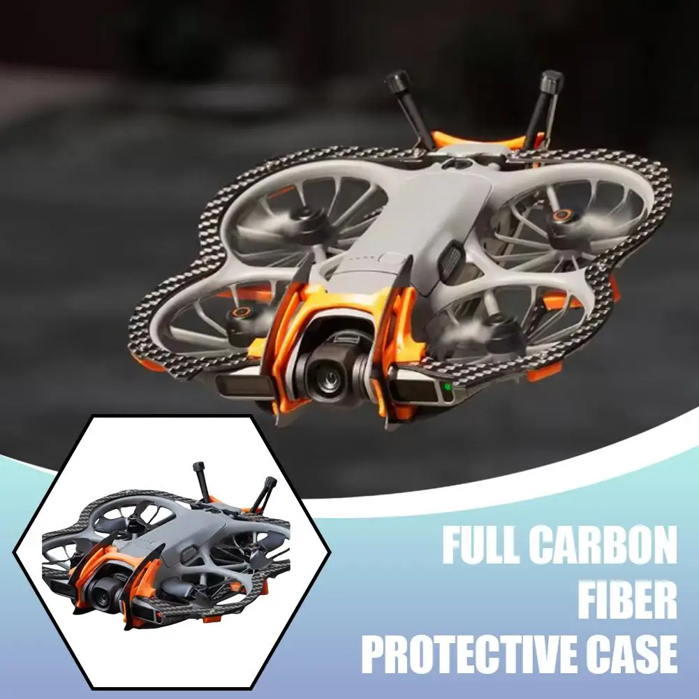 

For DJI Neo 2 Carbon Fiber Protective Case High Strength 360°Carbon Fiber All Around Protective Armor