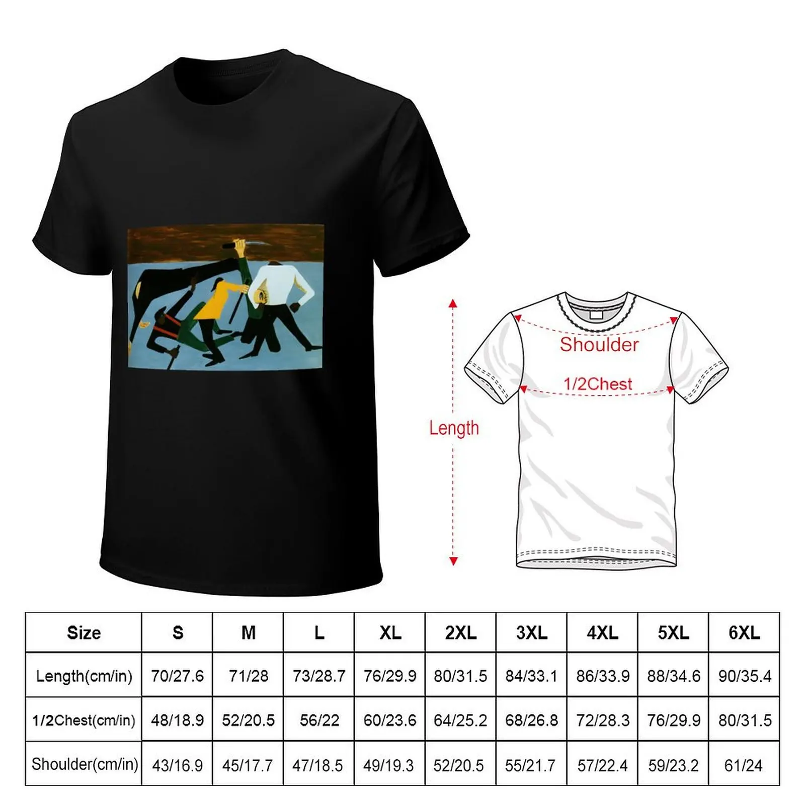 Jacob Lawrence T-Shirt Stain Resistant Casual Tee
