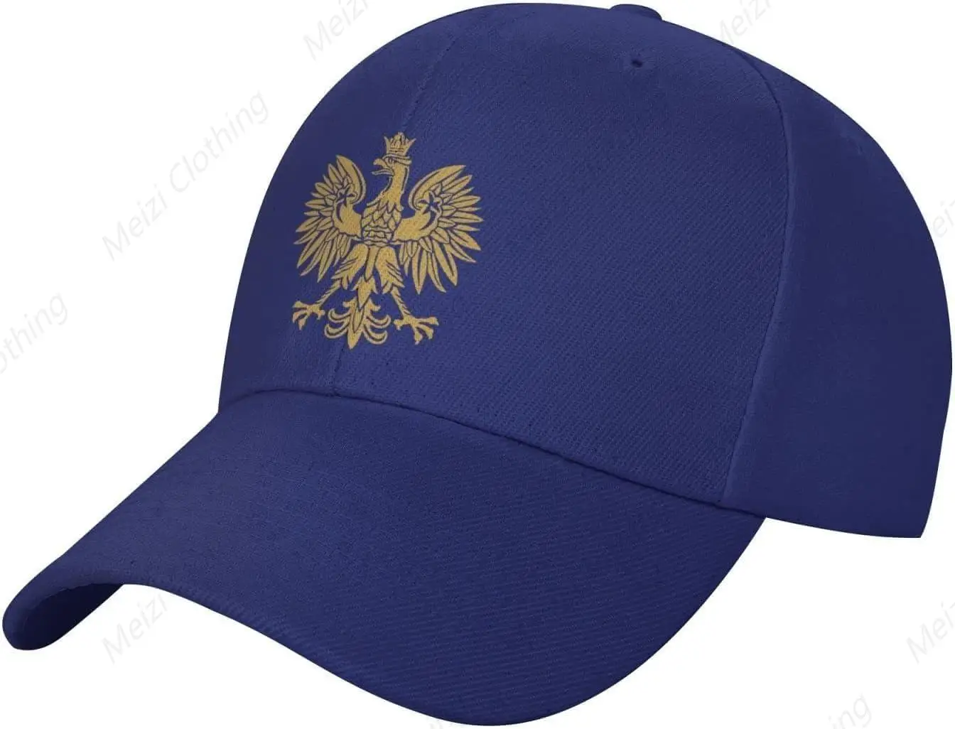 

Polish Eagle Print Men's Baseball Hat Classic Dad Hat Adjustable Outdoor Truck Hat Blue