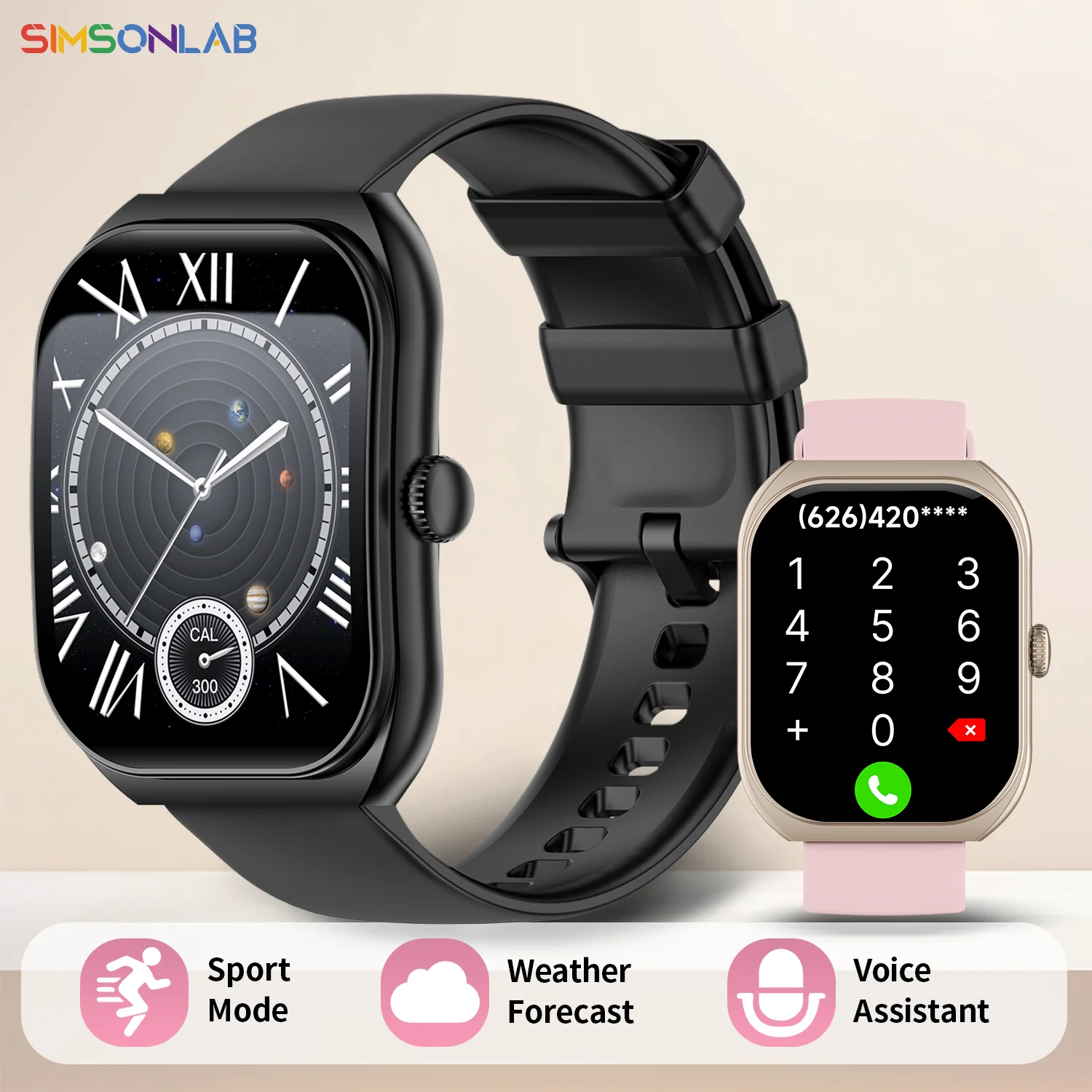 

Smartwatch 2025 3D Curved Screen Bluetooth Call Multi Sports Modes Calorie Waterproof Long Battery Bracelet Gift For Men Women