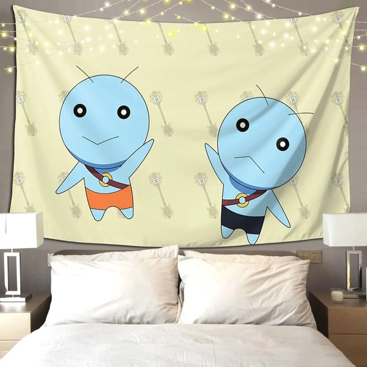 

Gemini V Fairy Tail Tapestry Hippie Wall Hanging Aesthetic Home Decor Tapestries for Living Room Bedroom Dorm Room