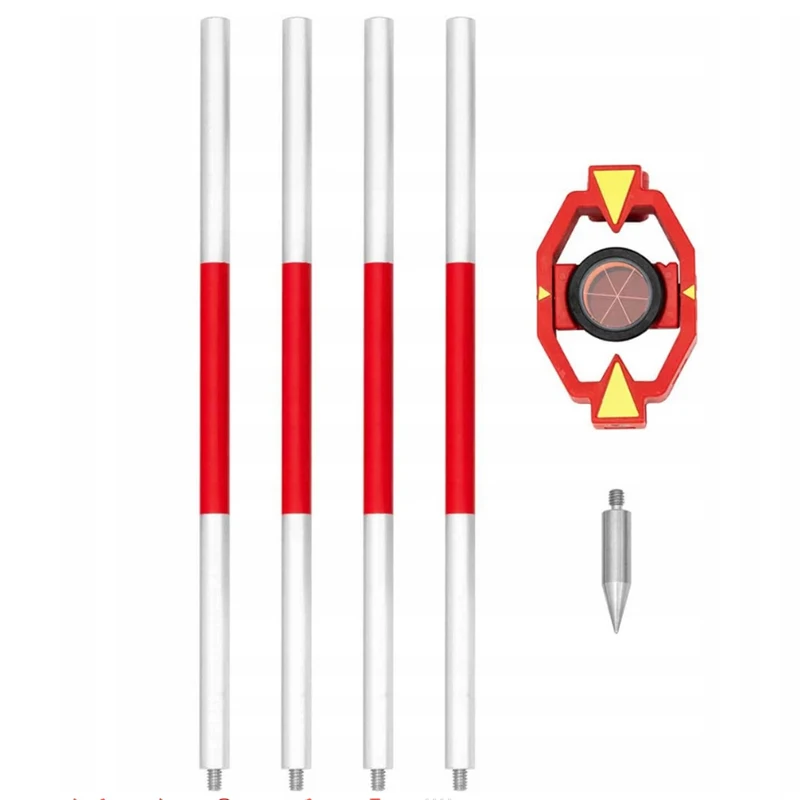 

Mini Prism Mirror With Pole Surveying Rangefinder