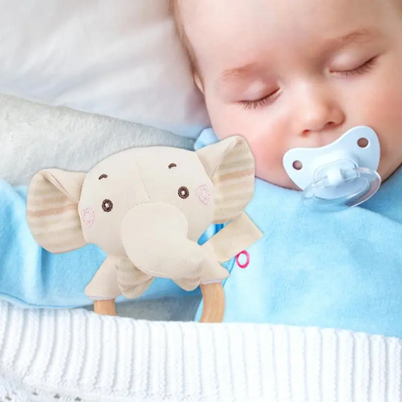 Plüsch Rassel Stofftier Rassel Spielzeug Plüsch Greifer Shaker Für Kinder Jungen Mädchen Elefant Bär Kaninchen Löwe Form Hand Grip Spielzeug