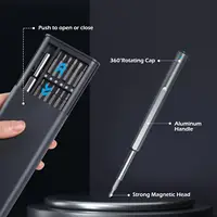 Precision Screwdriver Set 25 in 1 Phillips Torx Hexagonal Flat Head Magnetic Screwdriver Head for iPhone PC Watch Camera Glasses 2