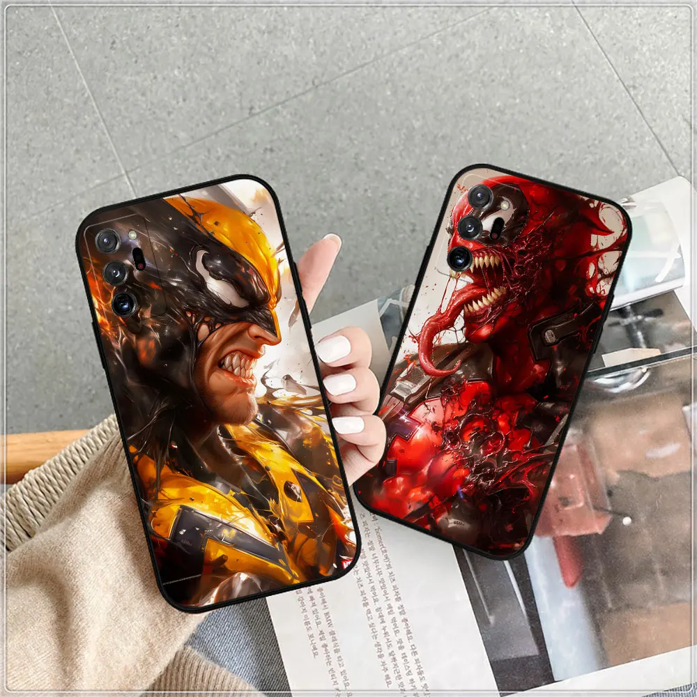 Marvel Hot New Deadpool Phone Case For Samsung Galaxy A15 A14 A13 A06 A05S Note 20 Ultra Pro M62 M54 M51 A80 A70 A50 Black Cover