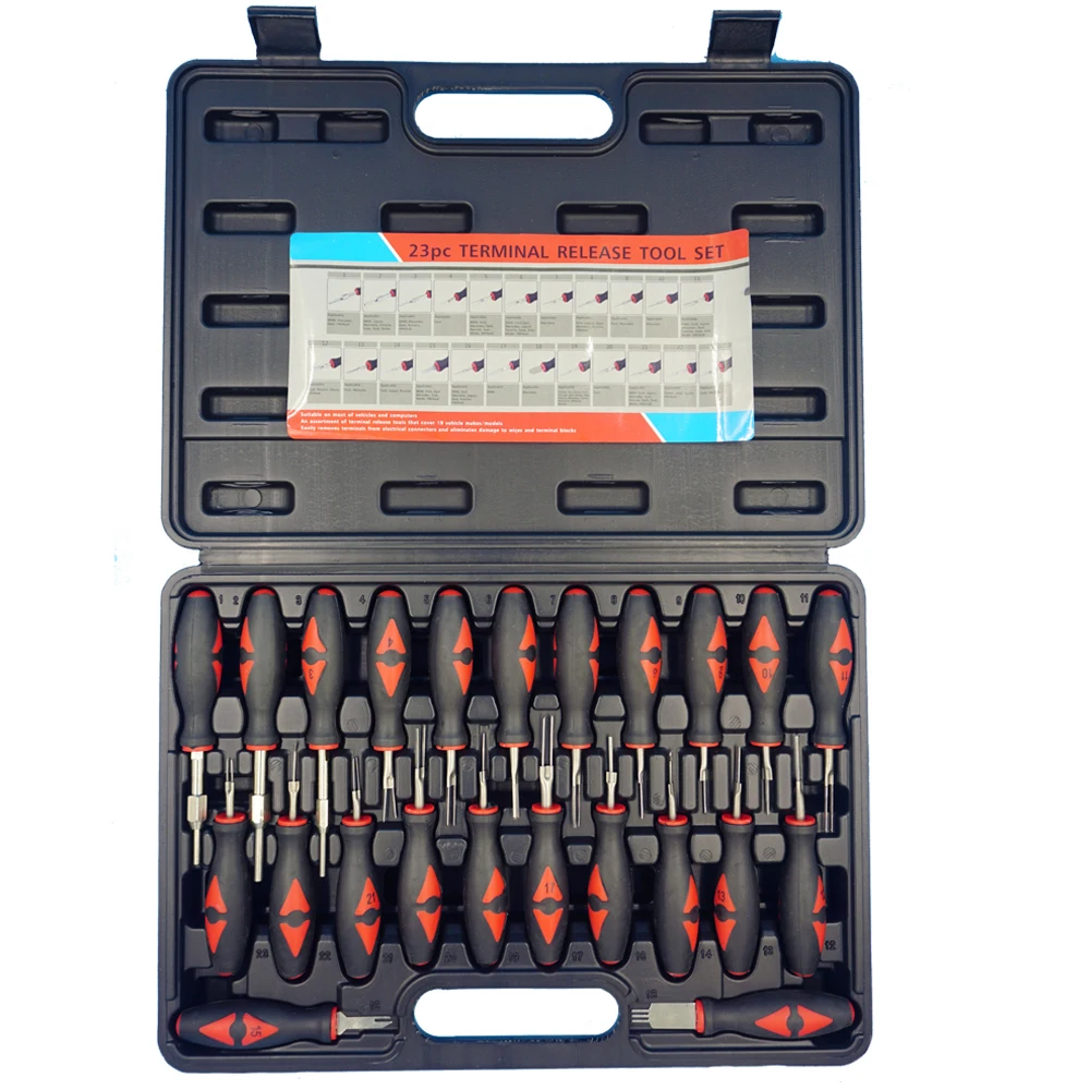 ZX001 23pcs Connector Release Electrical Terminal Removal Tool Kit Set Auto Repair Tools