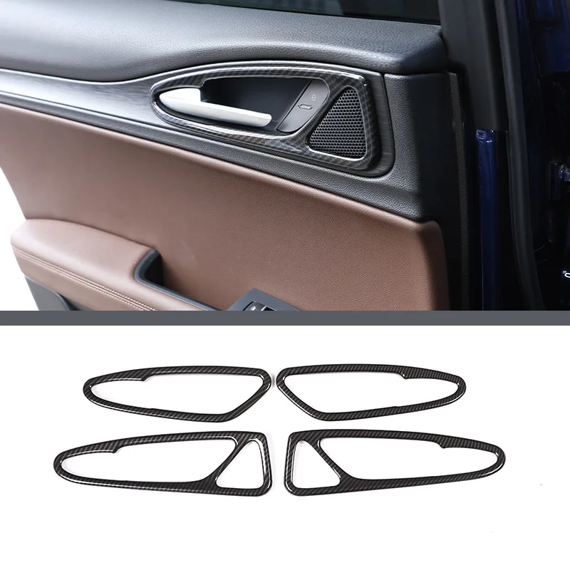 Abs Koolstofvezel Voor Alfa Romeo Stelvio 2017-2020 Auto-interieur Trim Sticker Accessoires Auto Modificatie Auto Styling