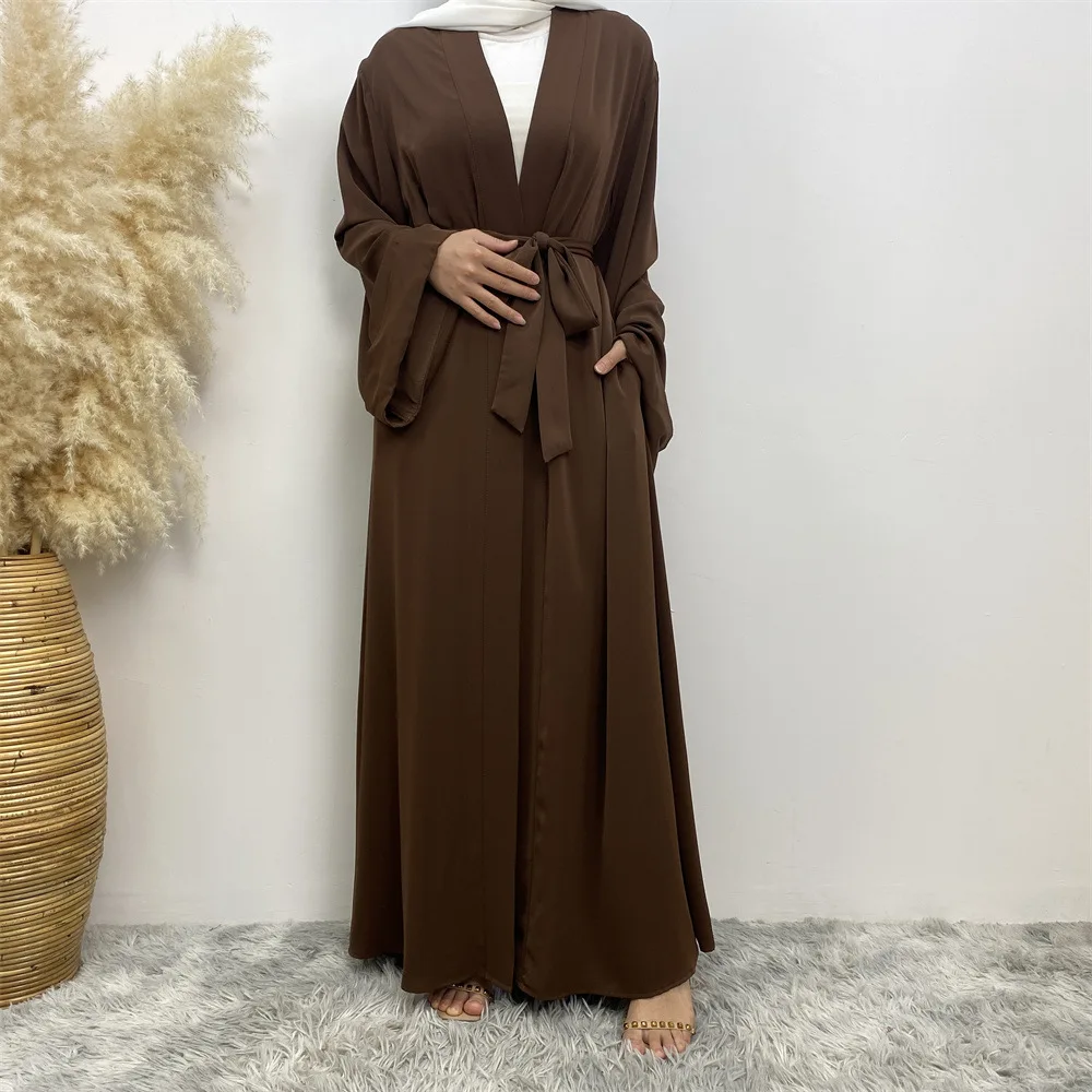 

Ramadan Open Abaya Dubai Saudi Turkey Kaftan Muslim Abayas Kimono for Women Modest Robe Caftan Marocain Femme Islamic Clothing