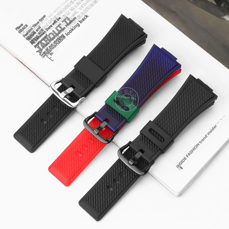 For Casio G-SHOCK GM-110 Replacement Strap – Shockproof Rubber Band Steel Heart GM110 Watch, Compatible with Men's G-SHOCK