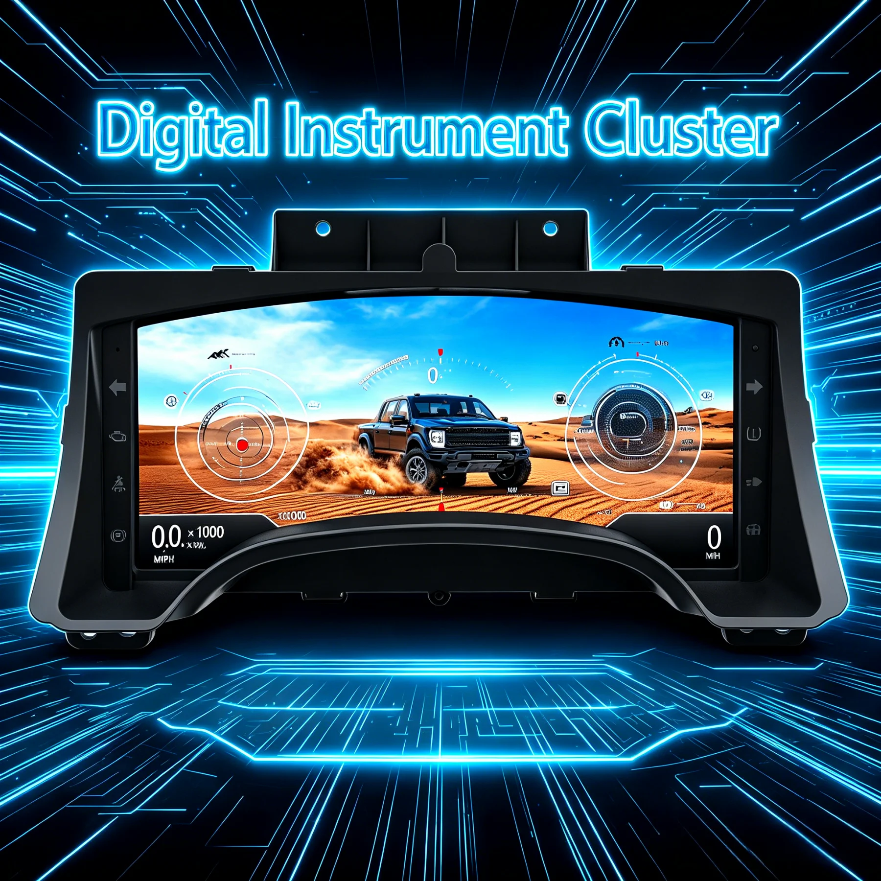 

LCD Cluster Instrument Digital For Ford F-150 2009-2014 Dashboard Speedometer Linux meter Panel Virtual Cockpit Meter Screen