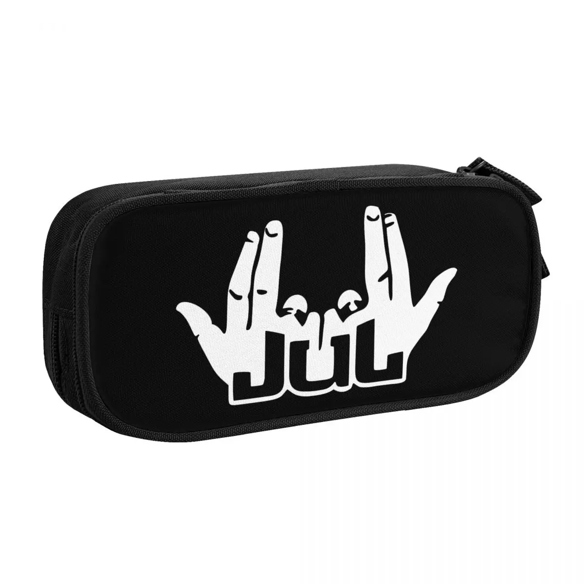 Custom Korean Rapper Music Jul Pencil Cases for Boys Gilrs Large Capacity Pen Box Bag School Supplies
