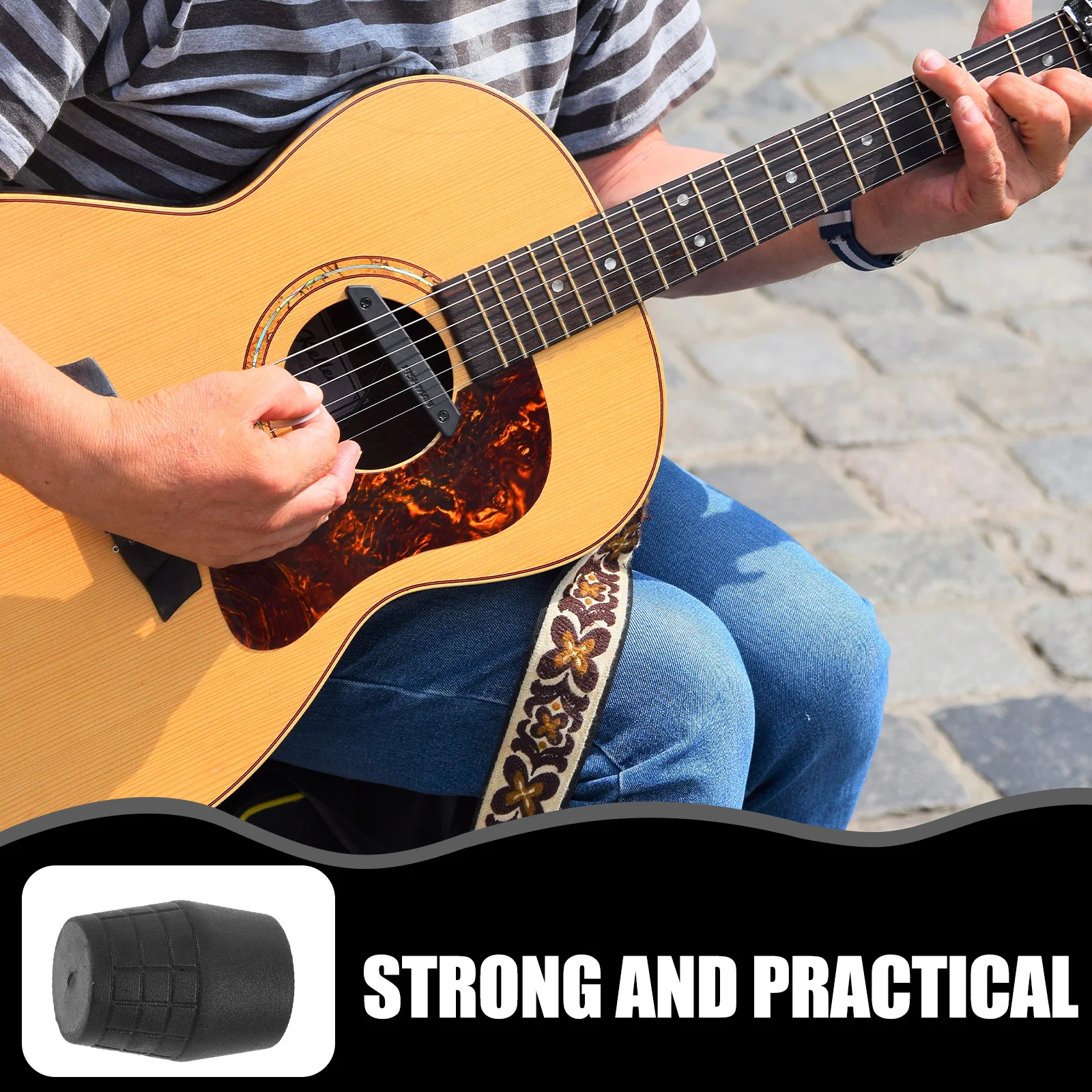 

9Pcs Guitar Stand Foot Pads Rubber Anti-Slip Stable Leg Caps Replacement Foot Pads for Guitar Holder Floor Stand