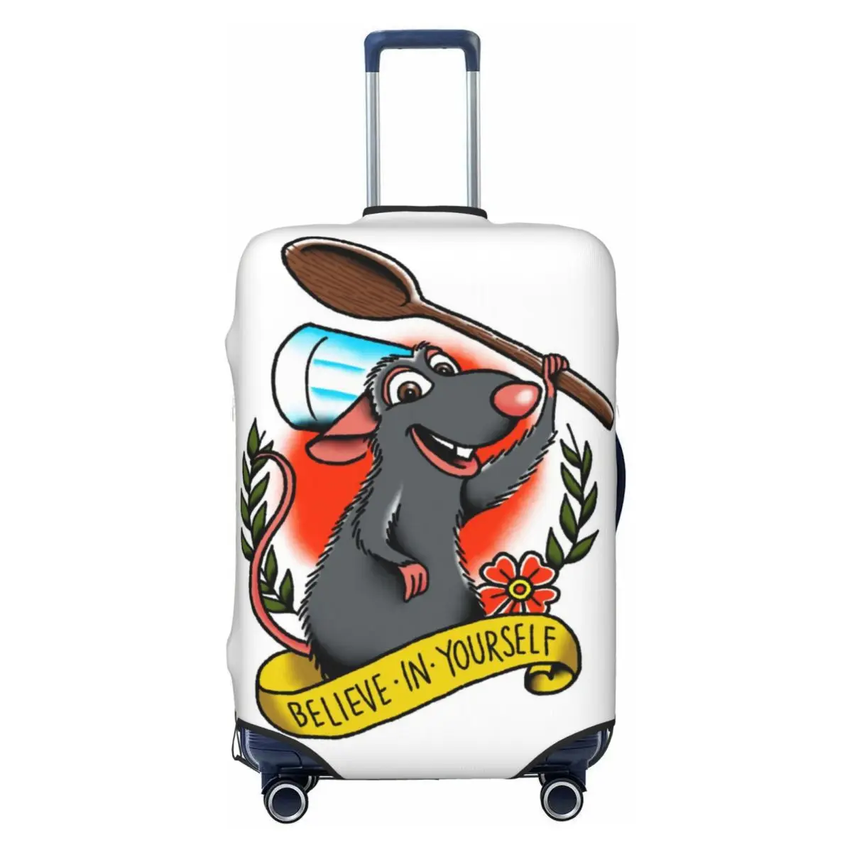 

Custom Ratatouille Remy Luggage Cover Elastic Travel Suitcase Protective Covers Suit For 18-32 inch