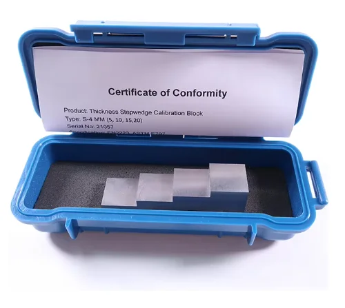 

Лидер продаж 2025 года, 4-ступенчатый калибровочный блок 2,5 мм/5 мм/10 мм/20 мм, сталь 1018 для ультразвуковой толщины