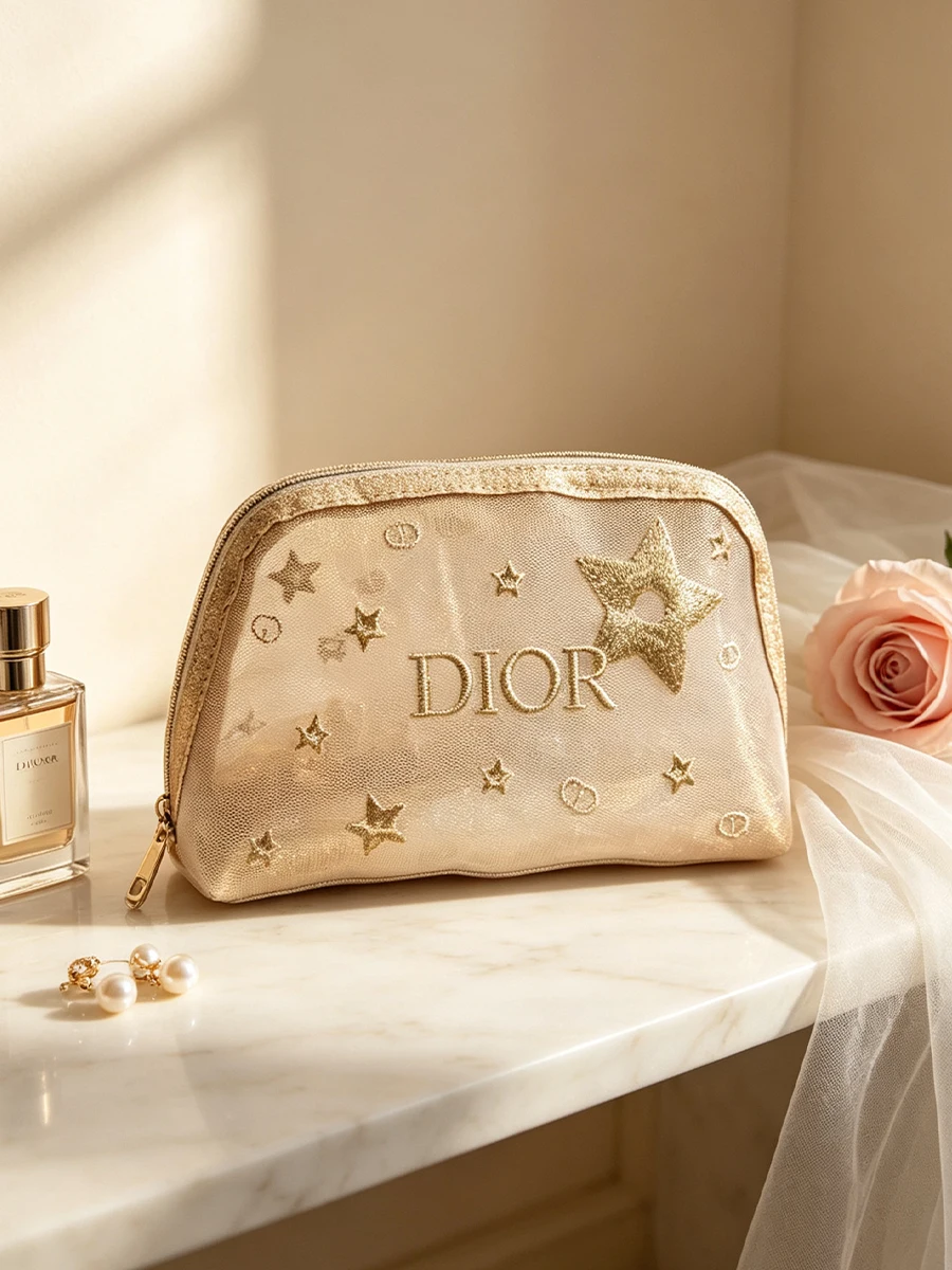 Beauty Makeup Dior - Стильная косметичка DIOR, удобная для переноски,