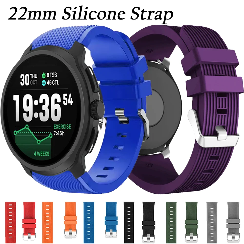 22Mm Silicone Strap…