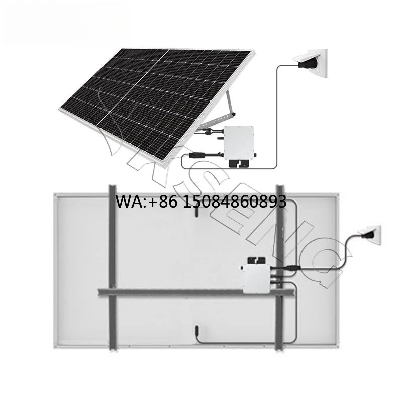 Solar balcony power generation600w European Pv System Balkonkraftwerk Solar Panel Plug and Play Balcony Use