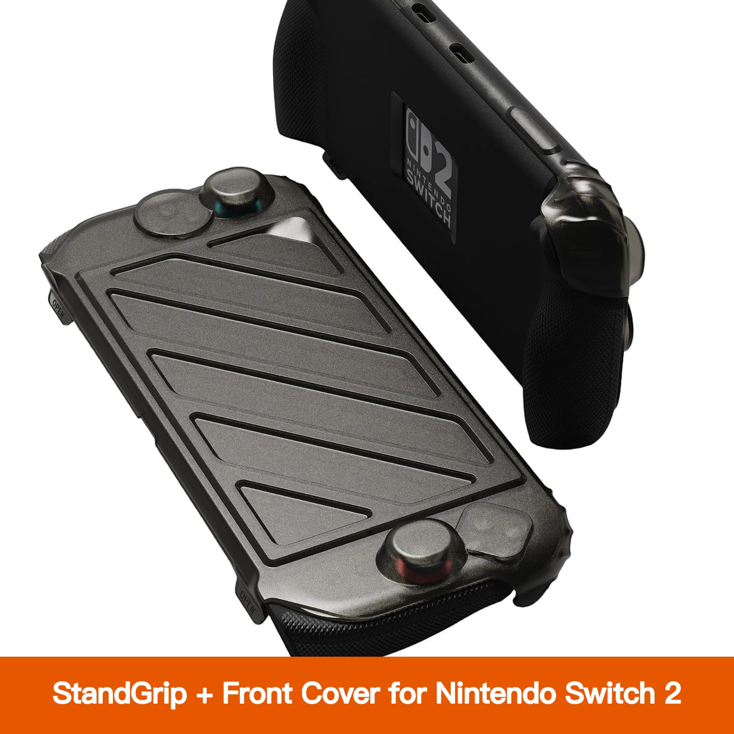 

Savage Raven от Skull & Co. Комплект передней крышки StandGrip для Nintendo Switch 2, защитный чехол, мягкий чехол, устойчивый чехол