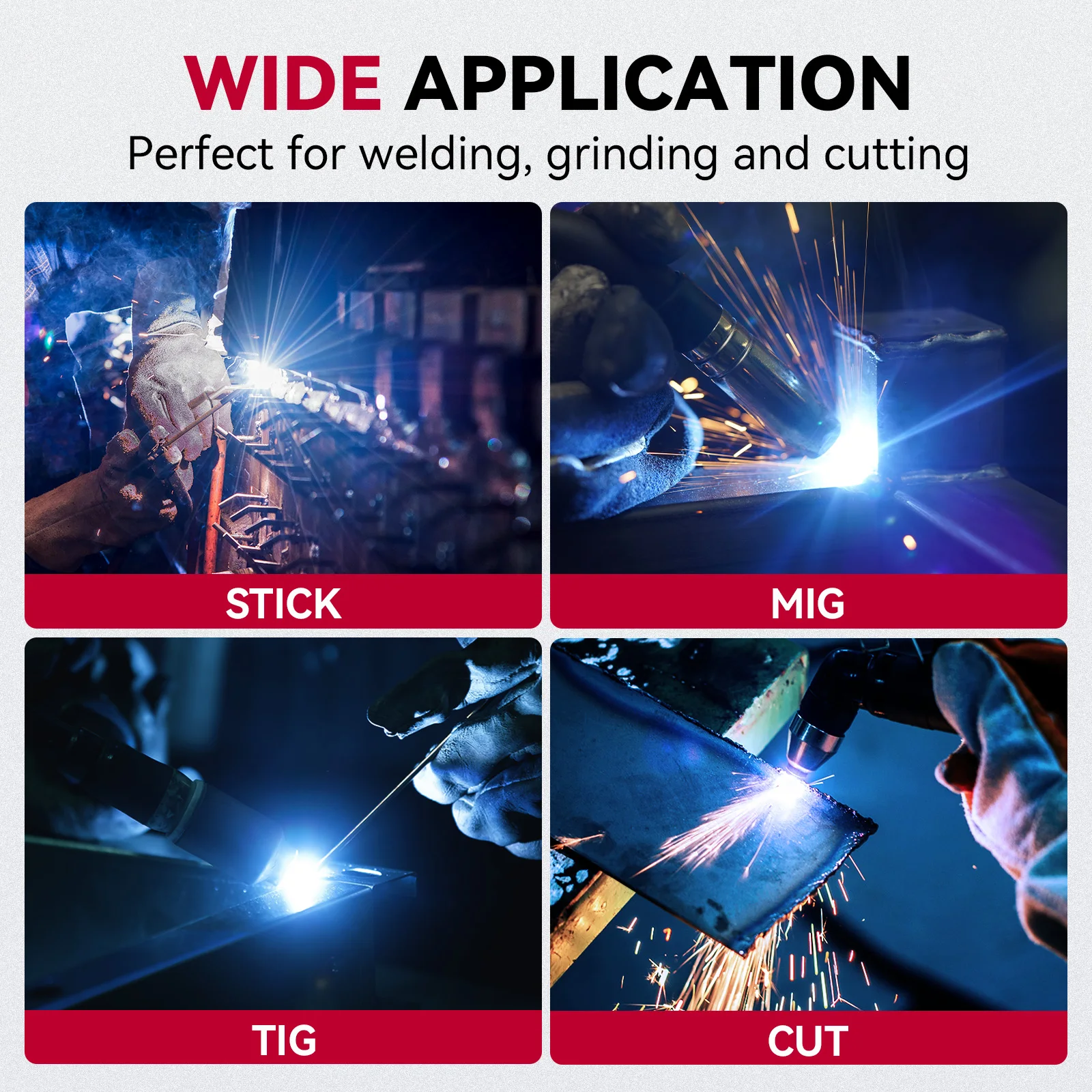 ARCCAPTAIN خوذة لحام السيارات سواد تعمل بالطاقة الشمسية صحيح اللون لحام هود 1/1/1/1 قناع لحام لقطع MMA MIG TIG