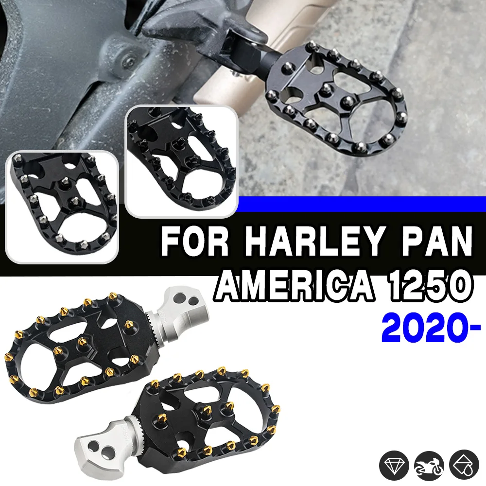 

CNC 360° ° Вращающаяся подставка для ног, задние подножки пассажира для HARLEY PAN AMERICA 1250 PA1250S 1250, специальный 2020-мотоцикл