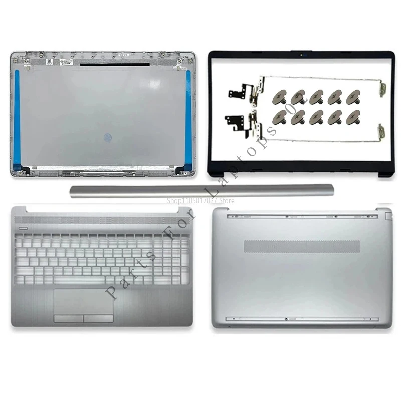 NUEVA Carcasa para Laptop HP 15-DW 15S-DU DY DR 250 255 G8 TPN-C139, Cubierta Trasera LCD, Bisel Frontal, Reposamanos, Carcasa Inferior, Carcasa Superior