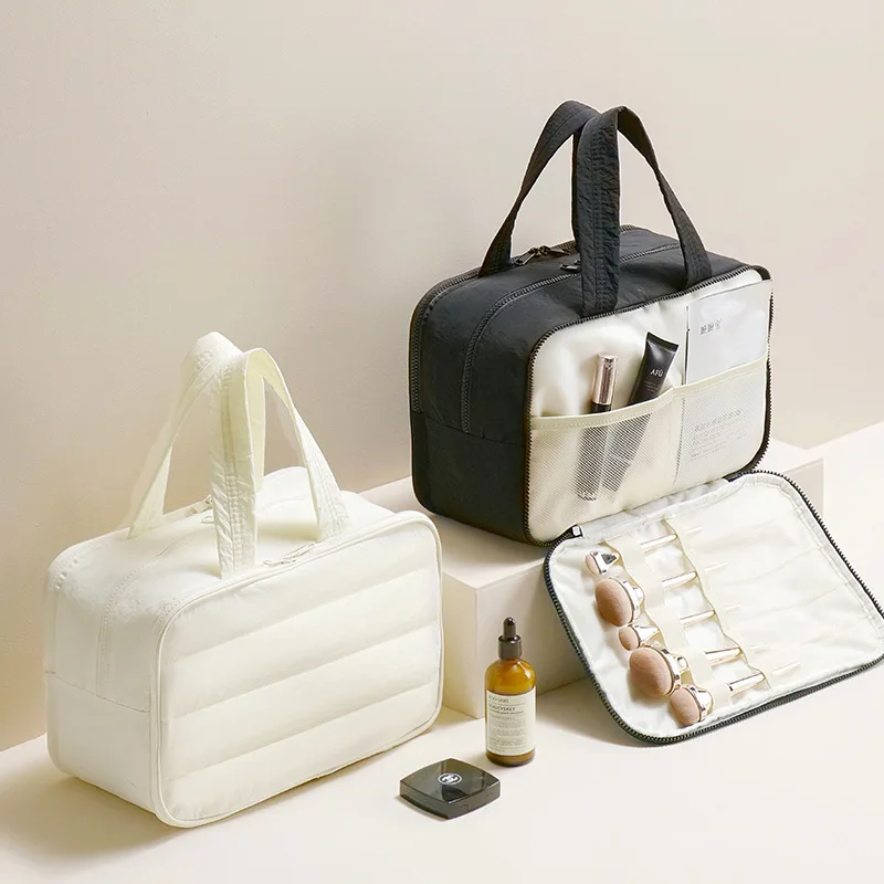 Water-proof Travel Storage Bag Large Capacity Portable Cosmetic Bag Multifunctional Convenient Luggage Storage Bag Makeup Bag